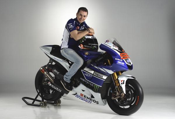 Jorge Lorenzo et sa Yamaha YZR-M1 2013